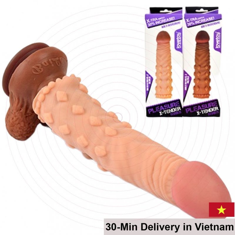 Lovetoy USA Soft Spiked Penis Sleeve 5cm Size Increase 