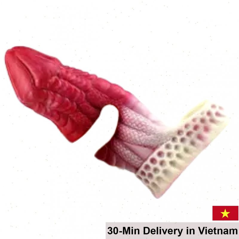 Alien Penis Size Enhancing Silicone Condom With Strap 