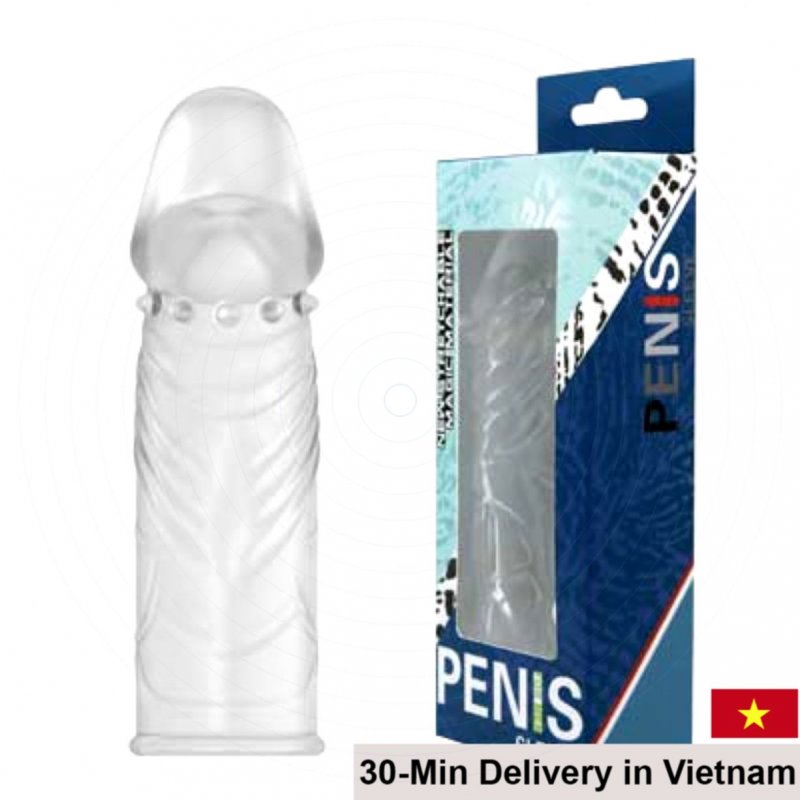 DC14C Transparent Silicone Penis Enlarging Condom 