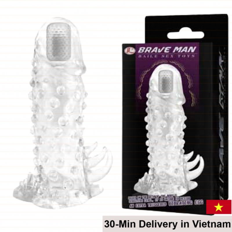 DC14K Penis Enhancing Vibrating Textured Condom Extreme Pleasure 