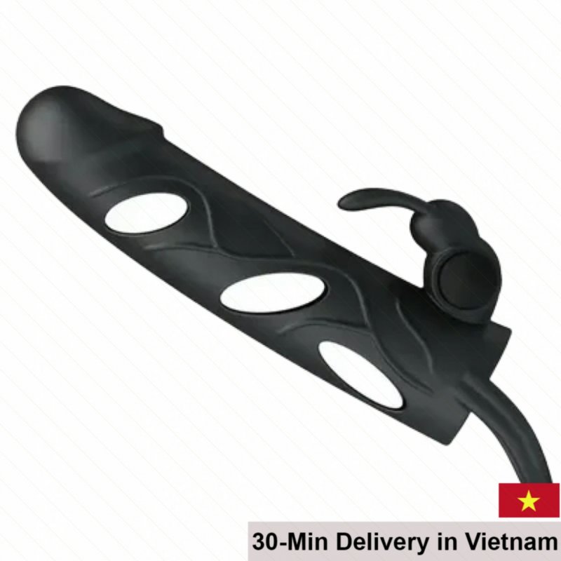 Pretty Love Upgraded Vibrating Silicone Penis Sleeve 
