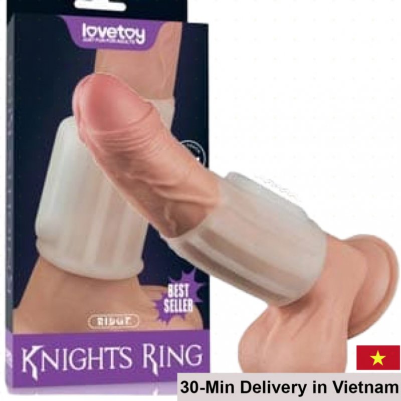 BD15B Textured Vibrating Penis Sleeve Delay Ejaculation 