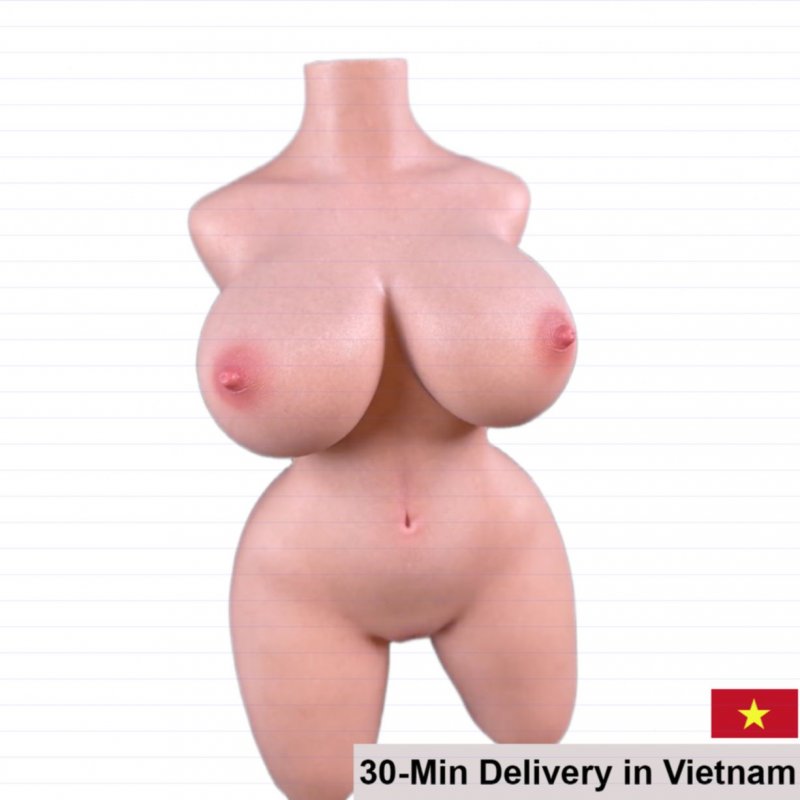 JP06 56cm Full Silicone Half-Body Love Doll Lightweight 