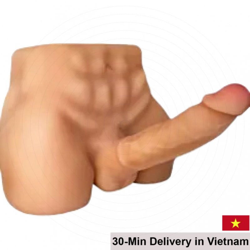 Realistic Male Half-Body Love Doll TPE Silicone 28.9cm 