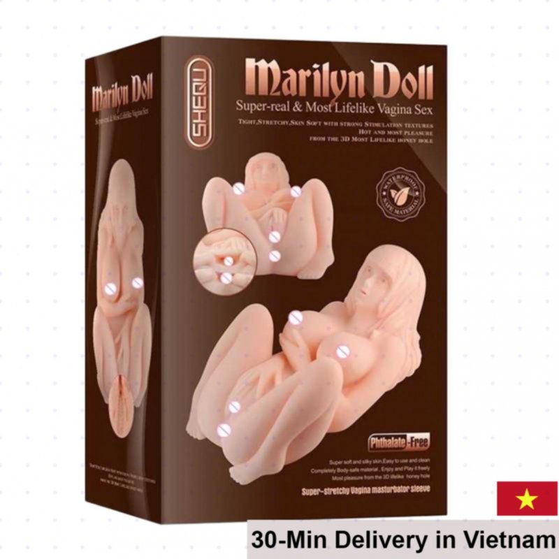 Marilyn Doll Realistic Silicone Male Sex Doll Toy 