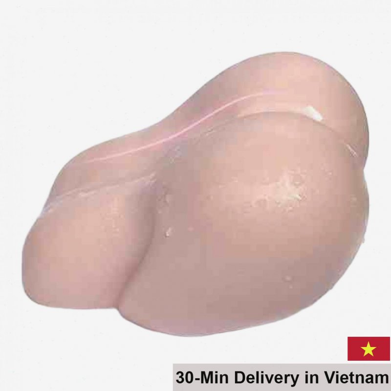 Silicone 4D Half Body Realistic Buttocks Toy 