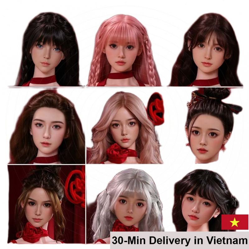 Full Silicone Dung Nguyet Sex Doll Multiple Head Options 