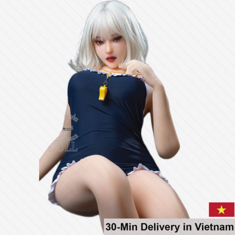 Murasaki 163cm White-Hair Sexy Realistic Love Doll 