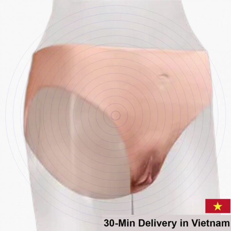 Silicone Underwear Padded Butt & Conceal Penis 