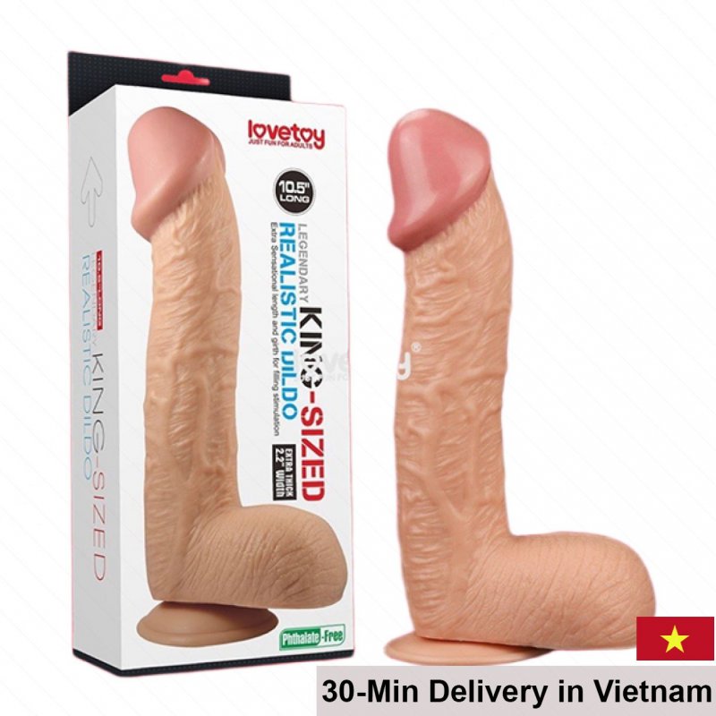 Lovetoy Legendary King Sized Realistic 10.5 Inch Dildo 