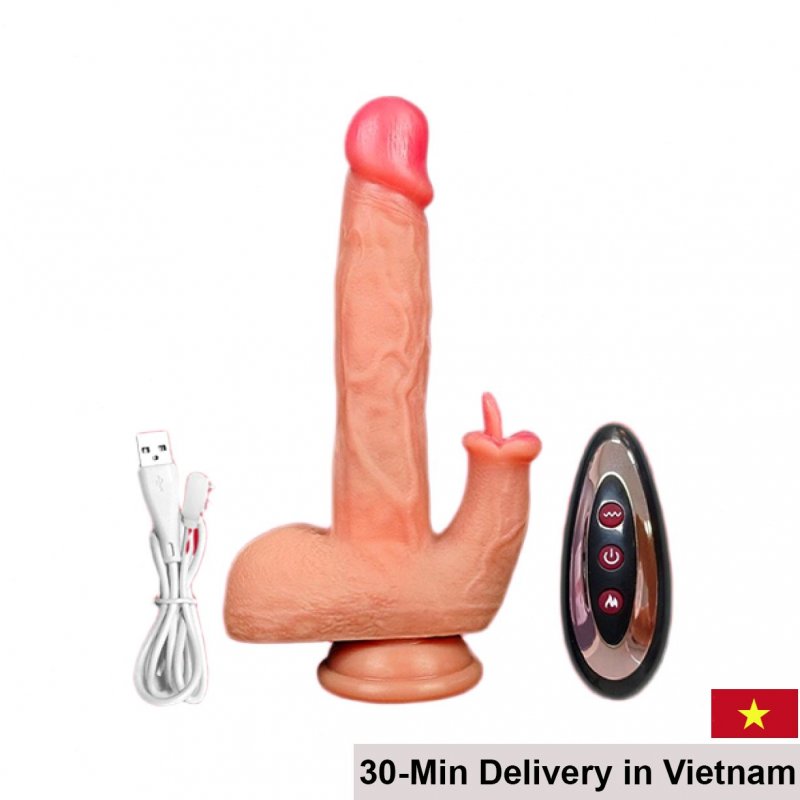 Wall-Mounted Heated Vibrating Dildo with 39°C Thrusting 