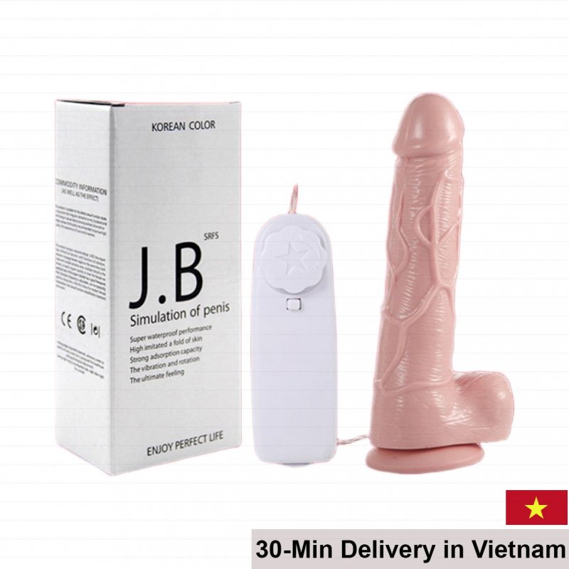 JB Korean Wall-Mounted Vibrating Rotating dildo ABS 