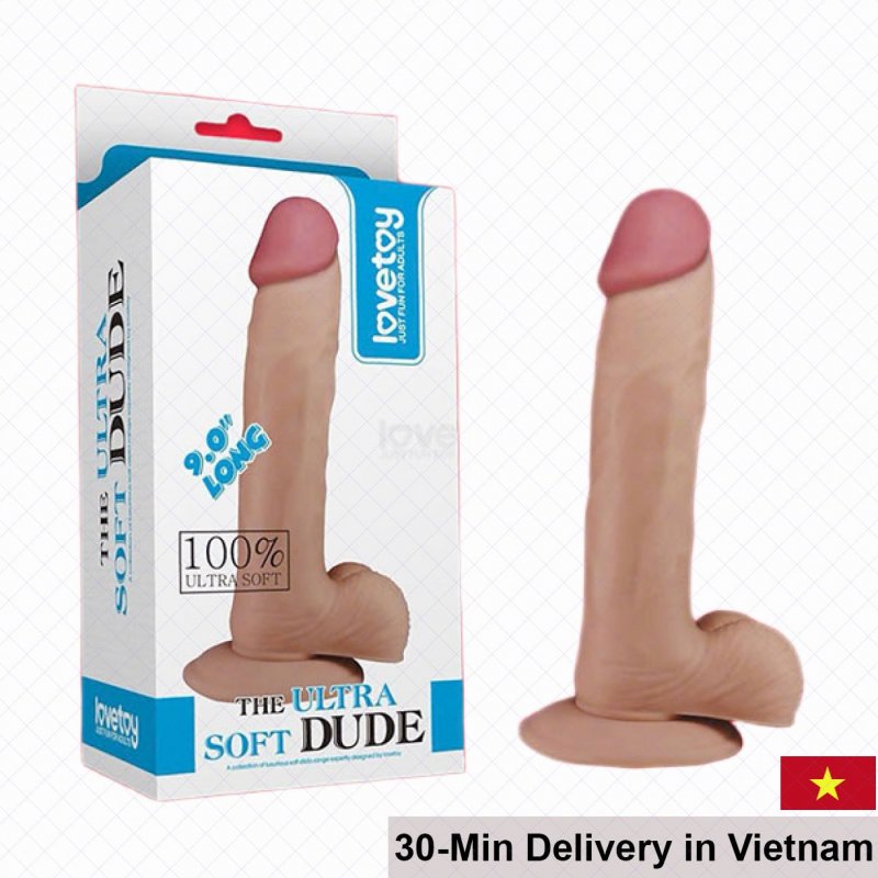 Lovetoy Ultra Soft 9 Inch Silicone Male Masturbator 
