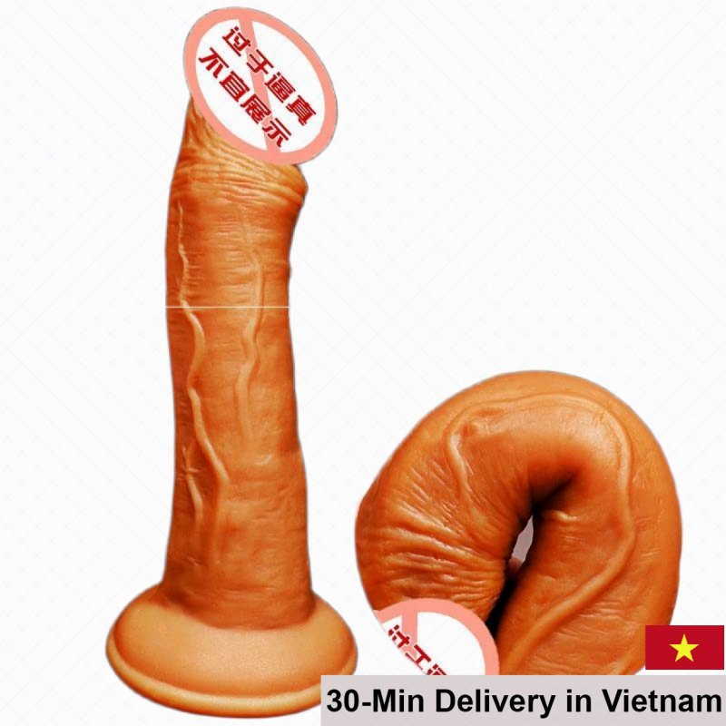 Jiuai Romantic Ultra-Soft Silicone Realistic Dildo 