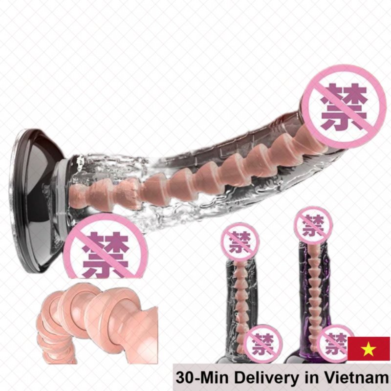 Please The Sky Clear Flexible Vibrating Penis Toy 