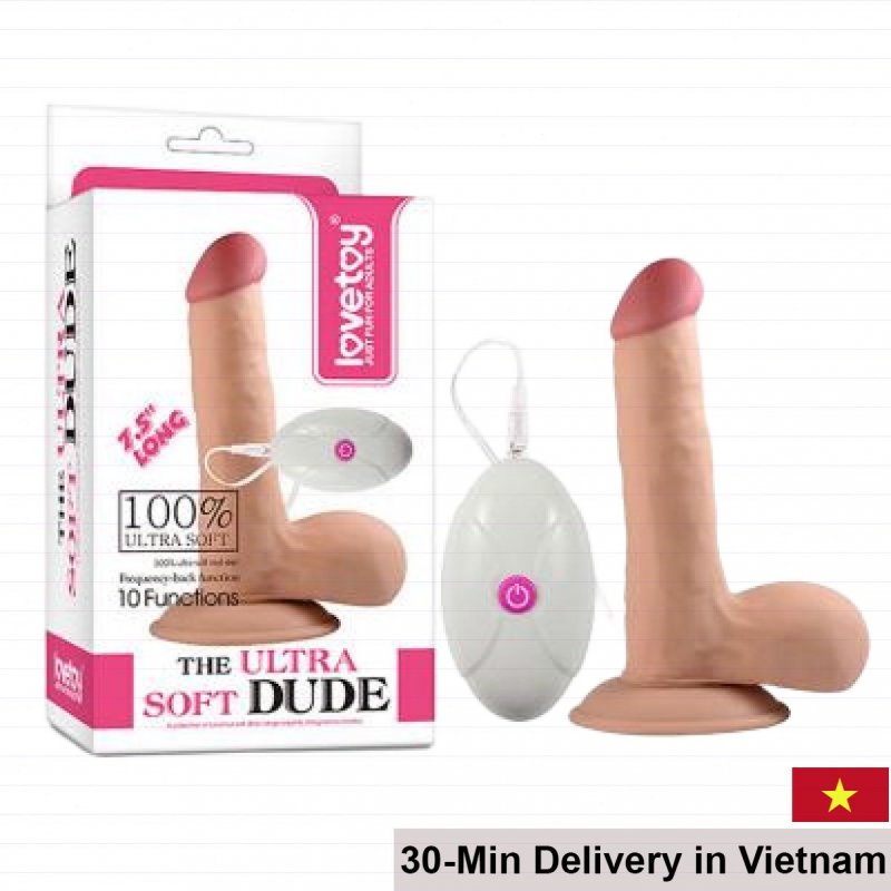 Lovetoy Ultra Soft 7-Mode Wireless Wall-Mountable Dildo 