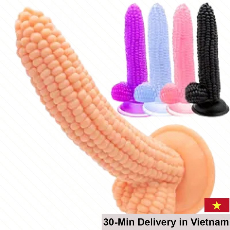 Silicone Corn-Shaped Novelty Dildo 20x15x4cm 