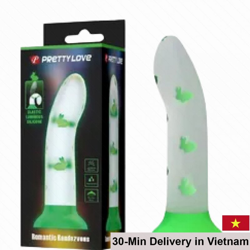 Glow In Dark TPE Dildo Ultimate Sensation Novelty Sex Toy 