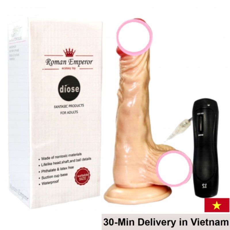 Roman Emperor Wall-Mounted Multi-Speed Vibrating Dildo 