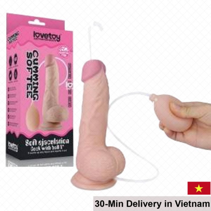 Realistic Lovetoy DV 72 G-Spot Silicone Soft Stimulator 