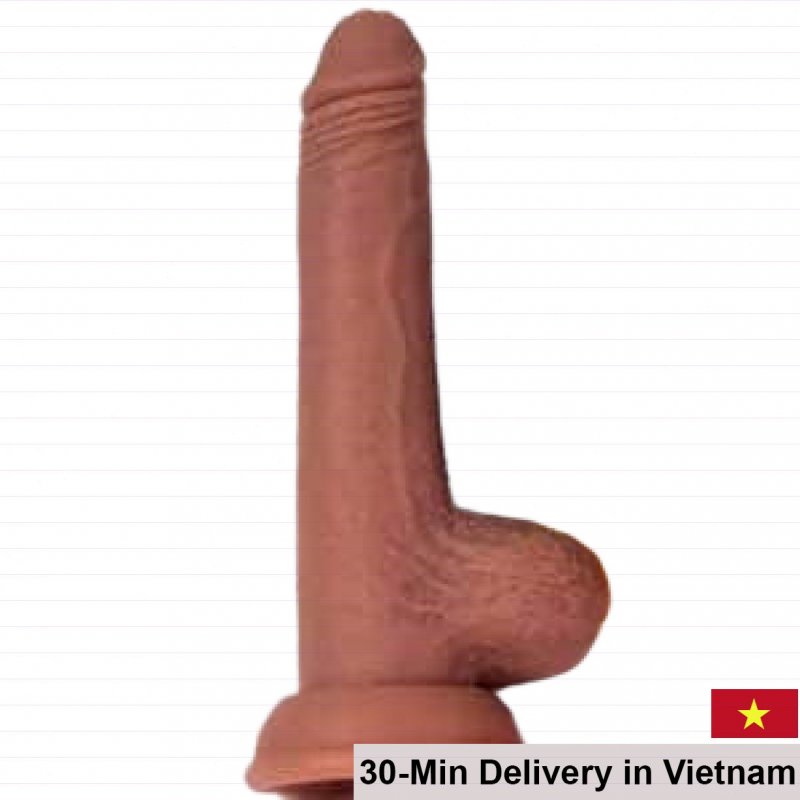 Wall-Mounted Ultra Vibe Soft Silicone Realistic Dildo 