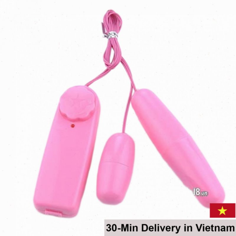 Double-Ended Pink Rabbit Vibrating Egg Affordable Pleasure 