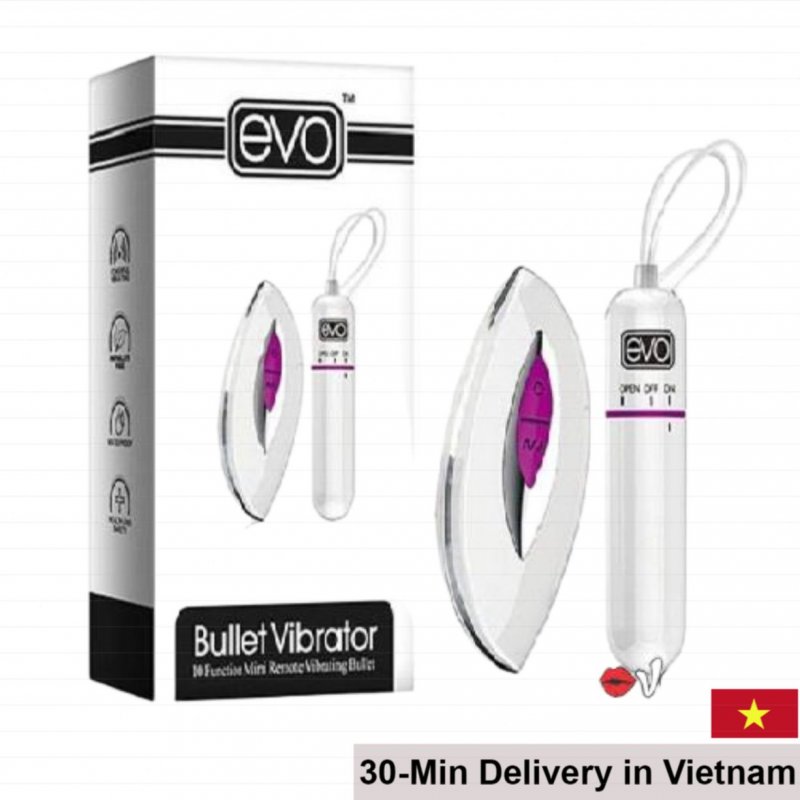 EVO Bullet Remote-Controlled Mini Vibrating Egg – 10 Frequency Modes 