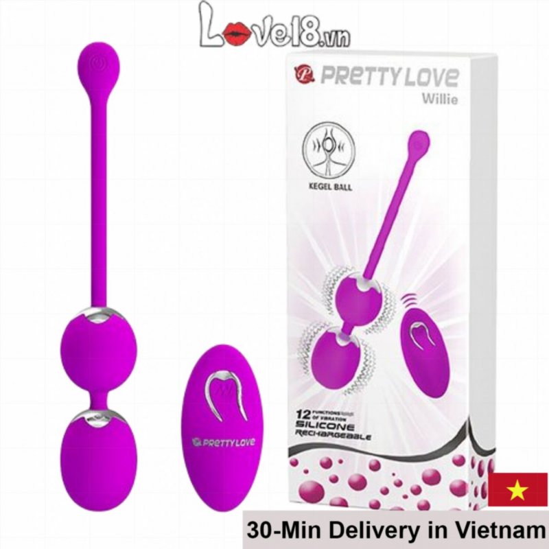 Prettylove Willie Remote-Controlled Kegel Ball 