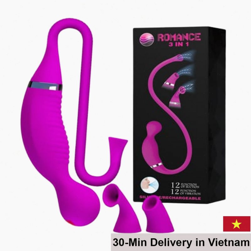 Romace Vibro 3-in-1 Intimate Stimulator High Quality 
