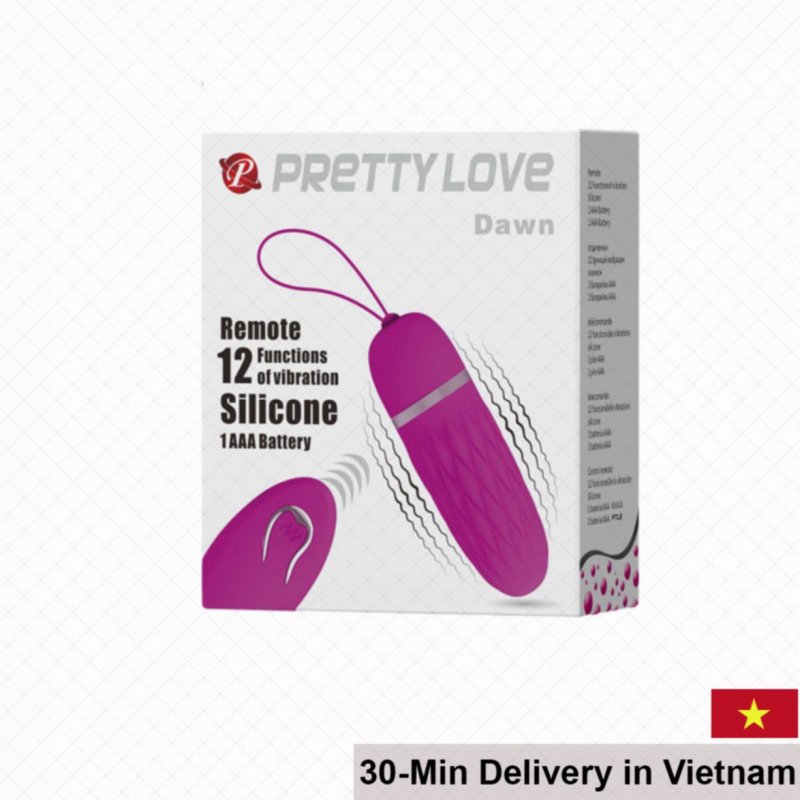 PrettyLove Dawn Remote Control Vibrating Egg 12 Modes 