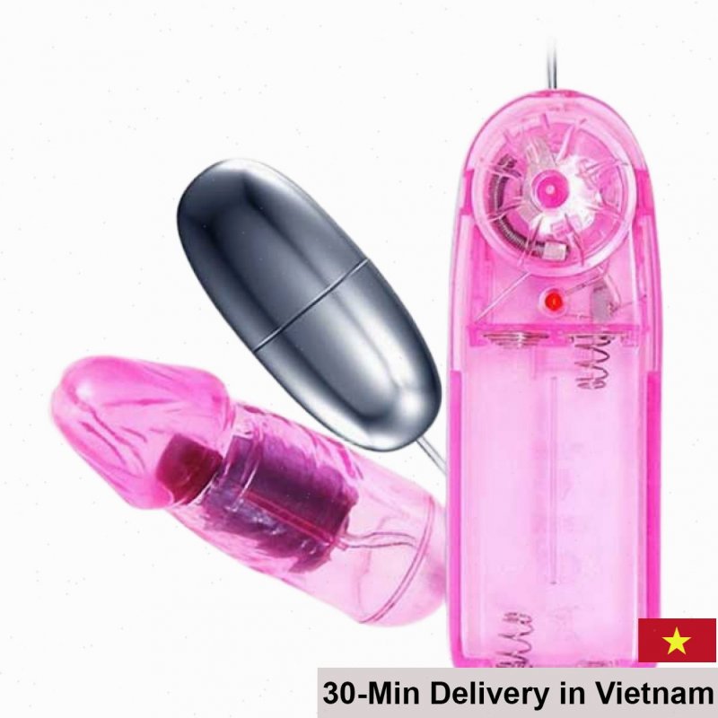 Baile Double-Ended Stainless Steel Love Egg Vibrator 