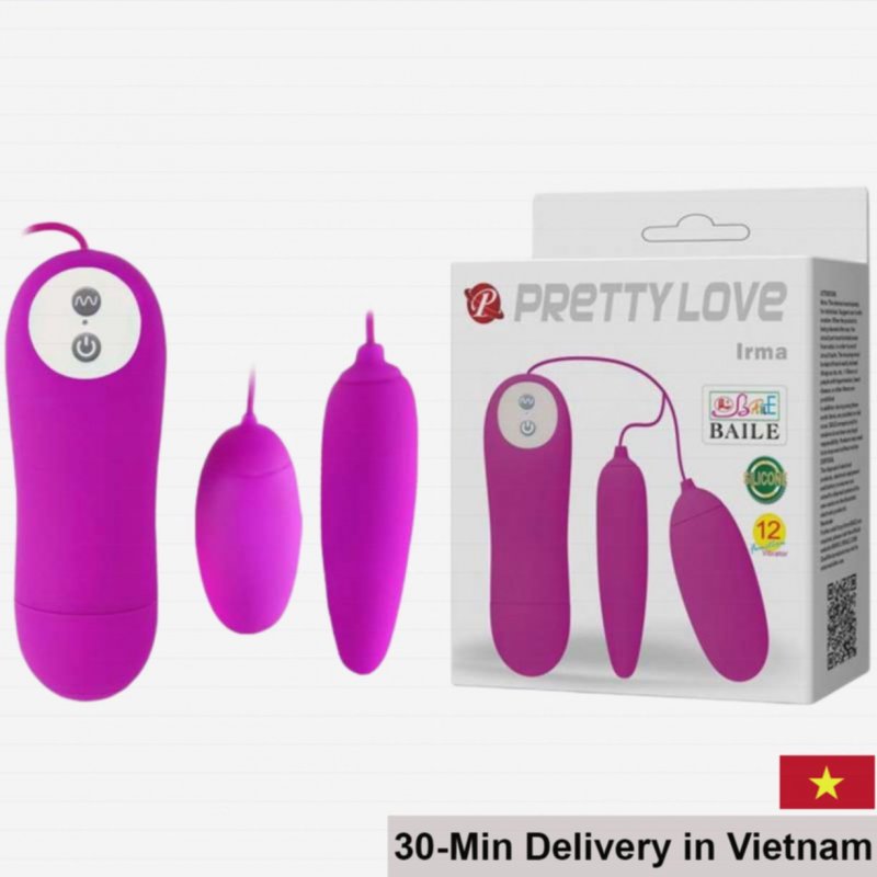 Pretty Love Irma Double Vibrating Love Egg Dual Stimulation For Women 