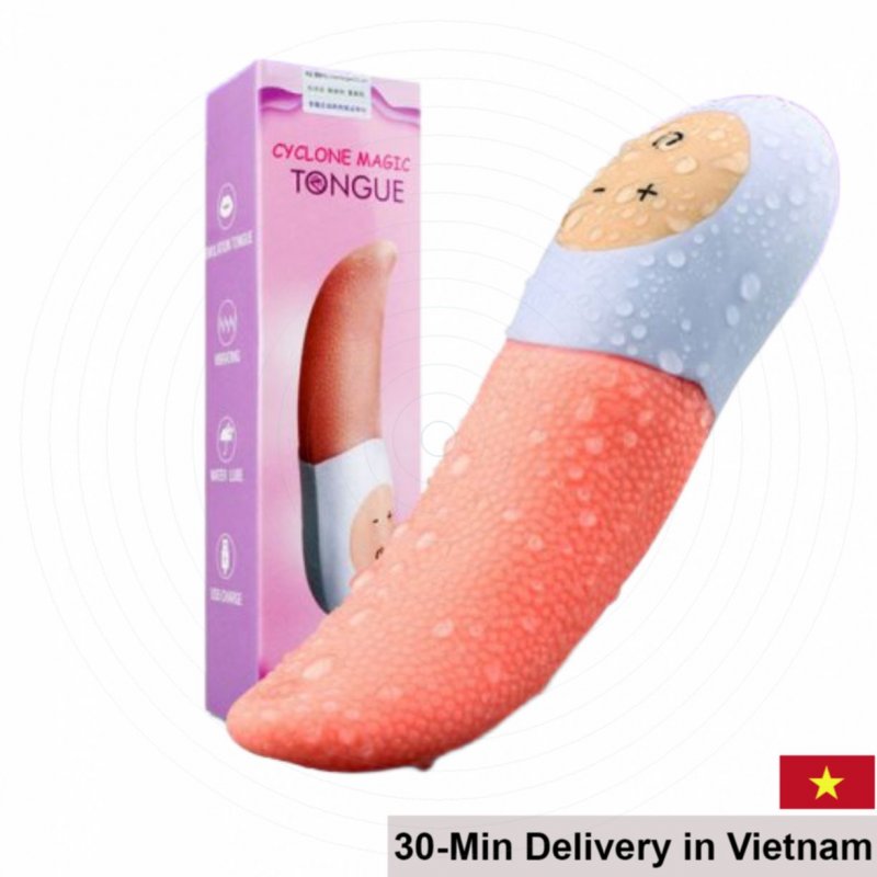 Silicone Tongue Vibrator with Dual Egg Massage Set 