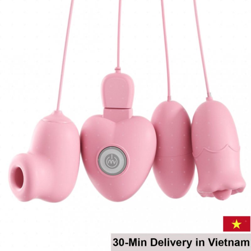 3-Head Licking Sucking Vibrating Egg Intense Female Pleasure 