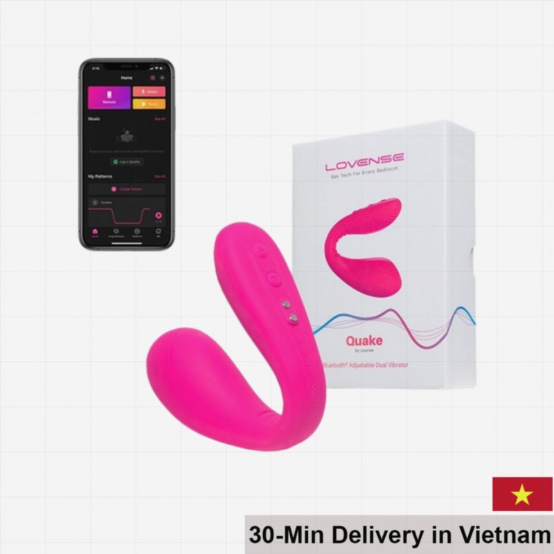 Lovense Quake Dual-Ended Strong Vibrator App Remote Control 