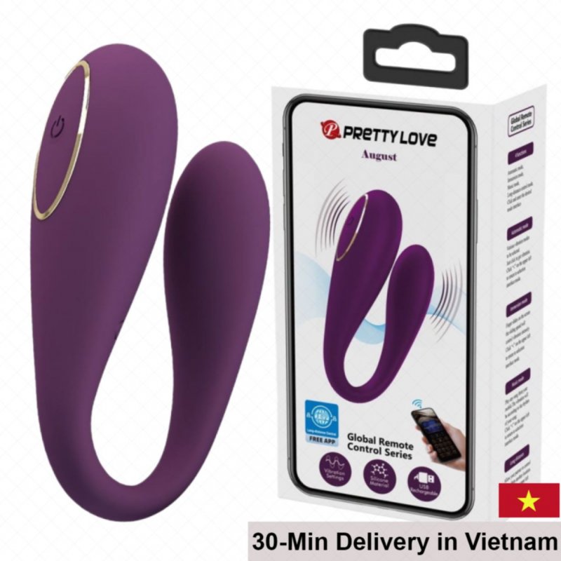 Pretty Love August Dual-Ended Clitoral and G-Spot Vibrator 