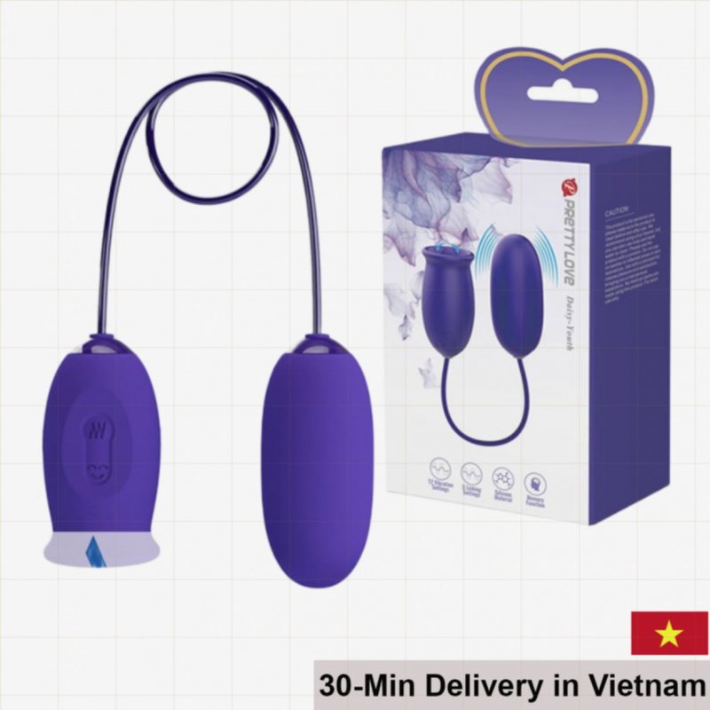 Pretty Love Daisy Youth Tongue Licking Vibrating Egg for Women 