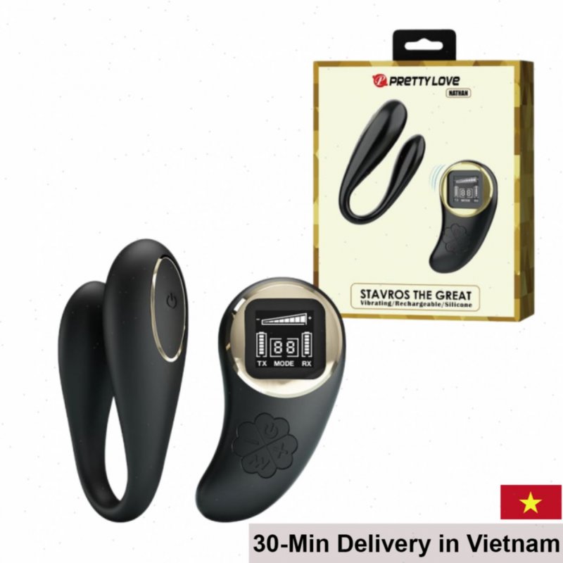 Pretty Love Nathan Dual Head LCD Screen Vagina Massager Sex Toy 