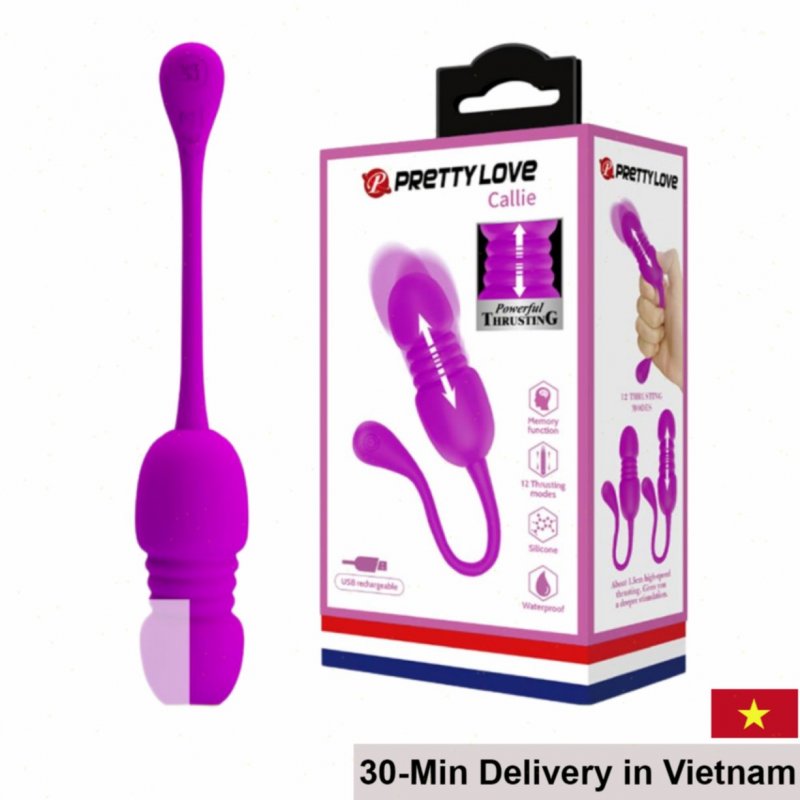Pretty Love Callie 12 Mode Thrusting Egg Vibrator for Her 
