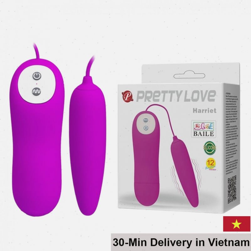 Pretty Love Harriet Soft Silicone Vibrating Egg 12 Modes 