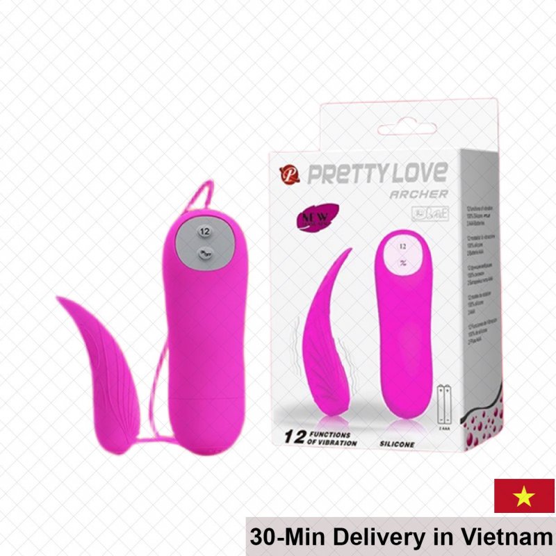 Pretty Love Archer Egg Vibrator 12 Modes Clitoral G-Spot 