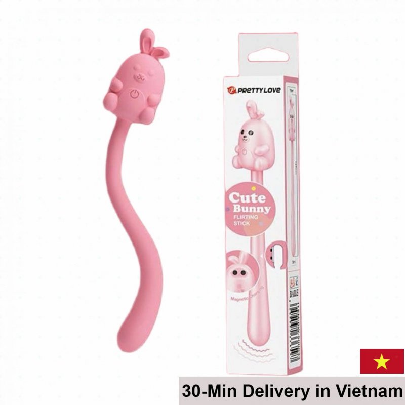 Pretty Love Cute Bunny Flexible Rabbit Vibrator 7 Modes Waterproof 
