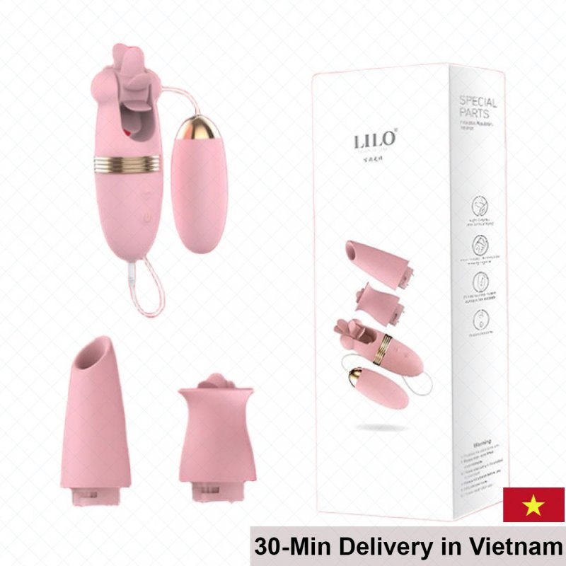 LILO Multi-Head Vibrating Egg 12 Modes Clitoral G-Spot Stimulator 
