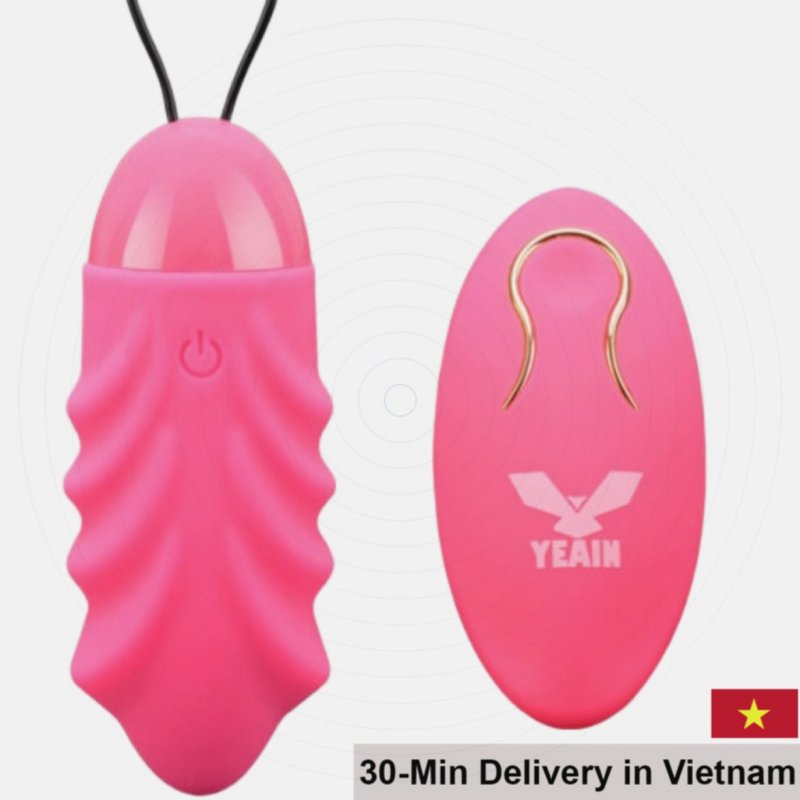 Yeain Soft Ribbed Remote Control Vibrating Egg Silicone 