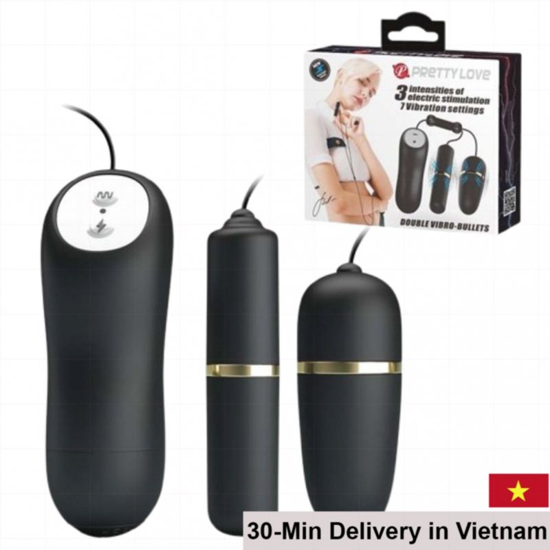 Electric Prettylove Dual Vibrating Remote Control Eggs 