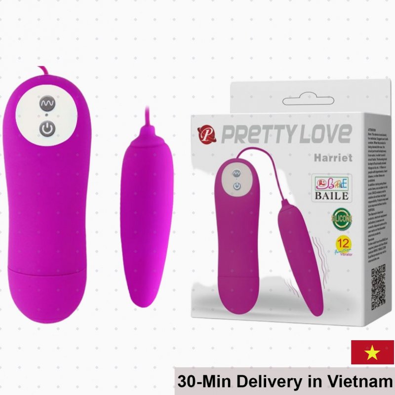 PrettyLove Harriet silicone vibrating egg 12 modes G-spot 