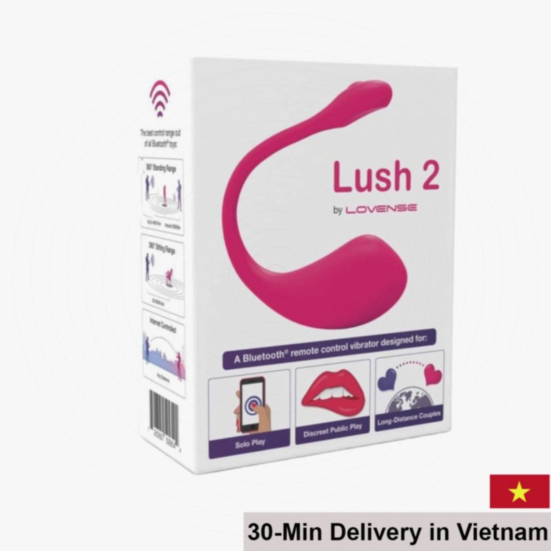 Lovense Lush 2 Remote Controlled Powerful Egg Vibrator 