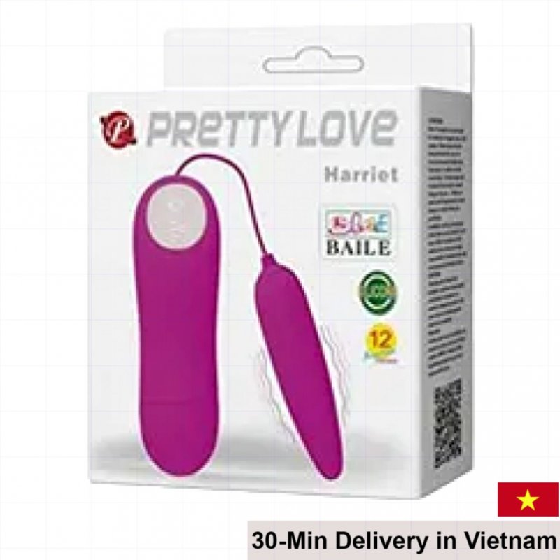 Pretty Love Harriet 12-Mode Powerful Vibrating Egg 