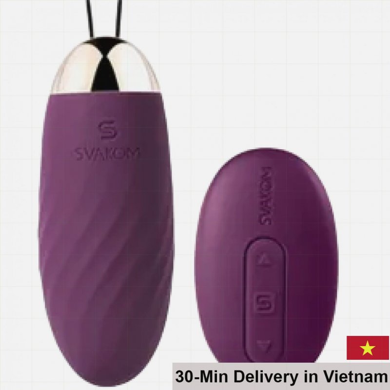 Svakom Elmer Compact Quiet Multi-Speed Love Egg Vibrator 