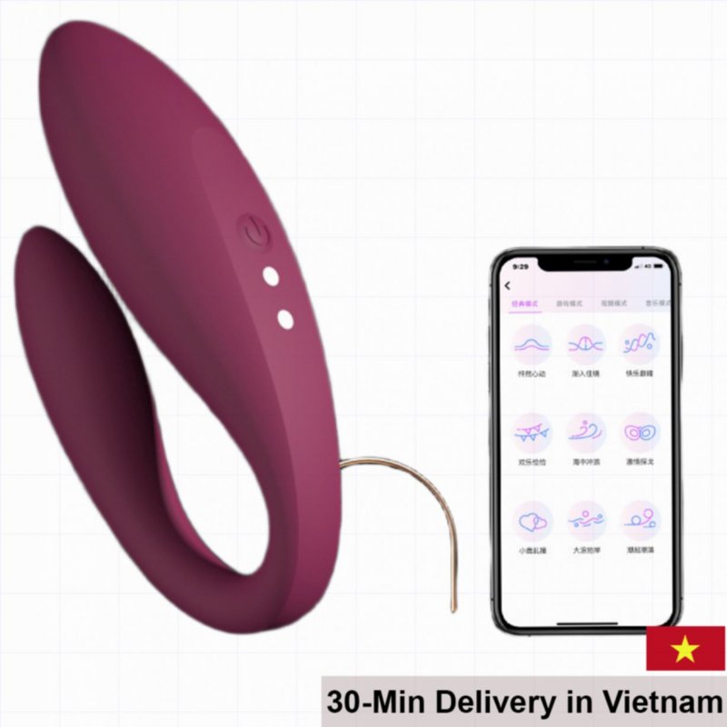 Jiuuy Double-Ended Luxury Egg Vibrator App Control 